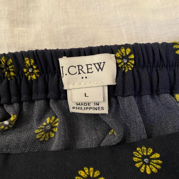 J. Crew Daisy Print, wrap midi skirt - Picture 3 of 4